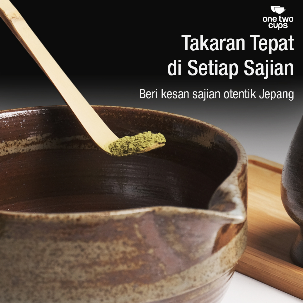 Gambar produk One Two Cups Matcha Set Kit Chawan Chasen Stand Chashaku 4 PCS - N41