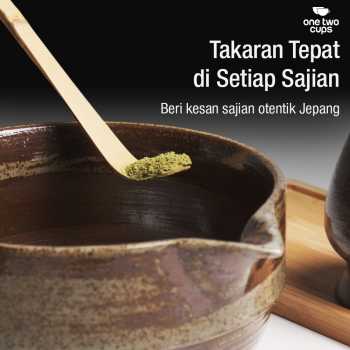 Gambar produk One Two Cups Matcha Set Kit Chawan Chasen Stand Chashaku 4 PCS - N41