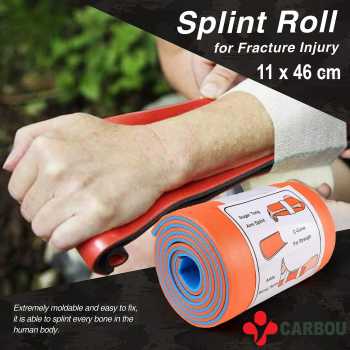 CARBOU Splint Roll Patah Tulang Bidai Spalk Aluminium 11x46cm - CB01