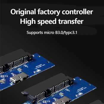 Gambar produk UTHAI Hard Drive SATA SSD Enclosure 2.5 Inch USB Micro B 3.0 5Gbps - SO1-25