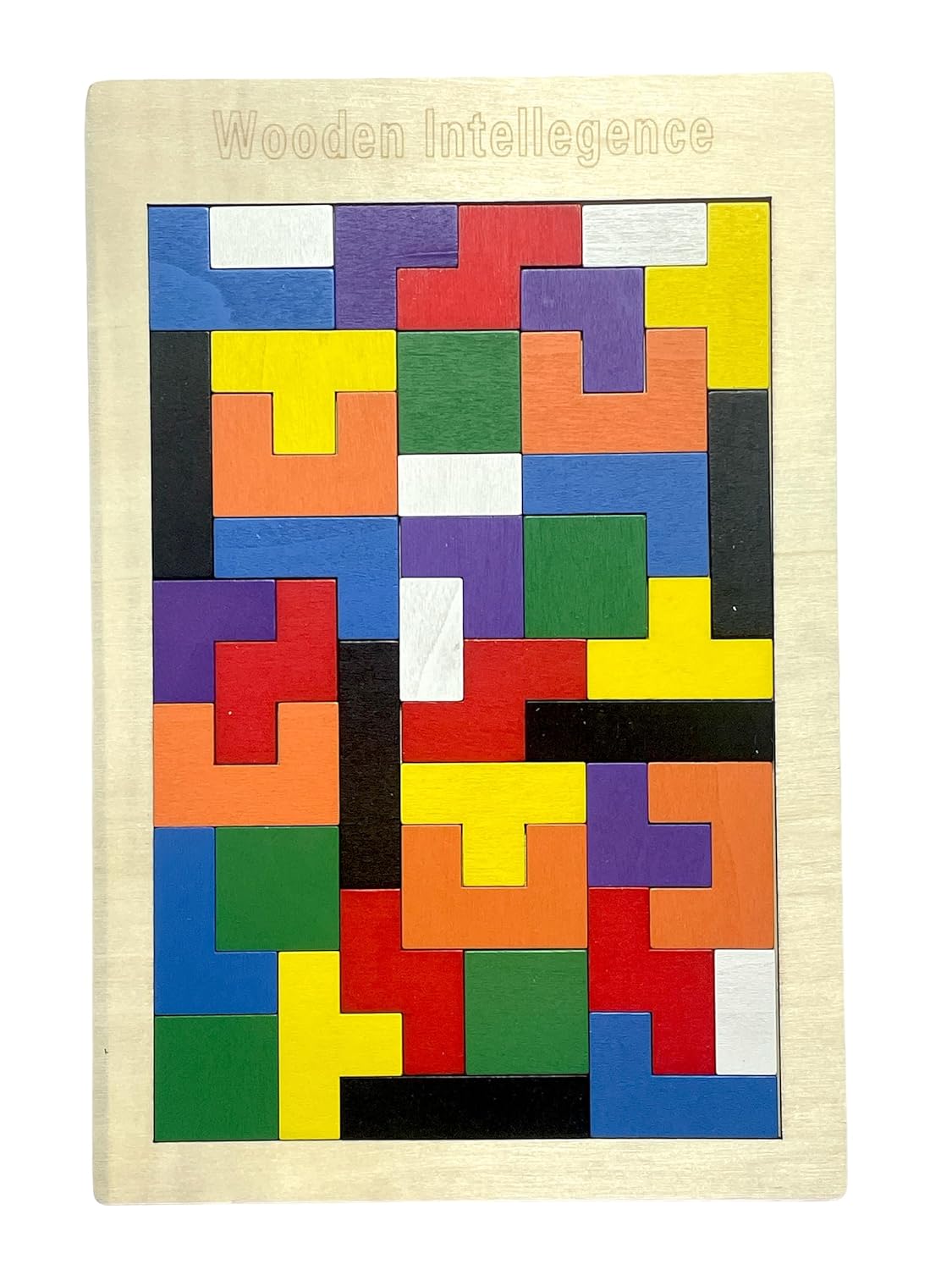 Gambar produk Mainan Puzzle Tangram Tetris Wooden Intelligence - WO01