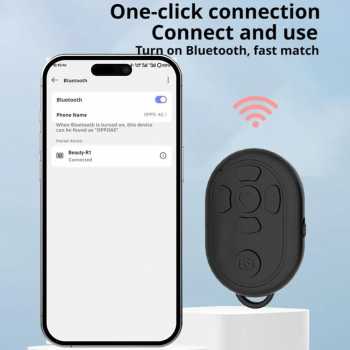 TEFONO Remot Kontrol Selfie Bluetooth Universal iOS Android Tiktok - T100 Gambar produk TEFONO Remot Kontrol Selfie Bluetooth Universal iOS Android Tiktok - T100