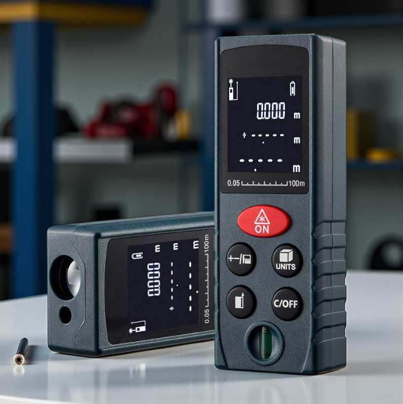 Pengukur Jarak Laser Portable Distance Meter 620-690nm 40M - D201 Gambar produk Pengukur Jarak Laser Portable Distance Meter 620-690nm 40M - D201