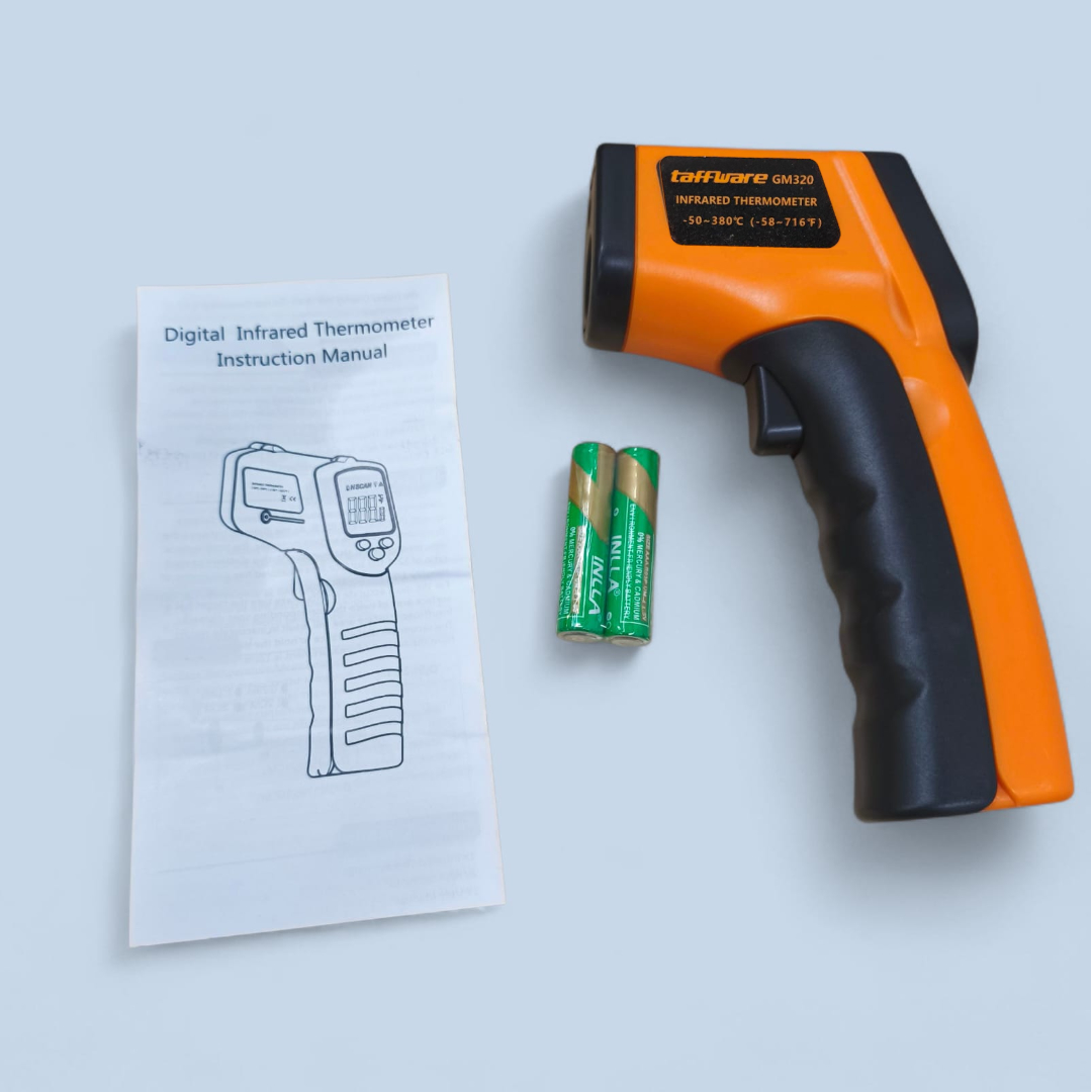 Taffware Thermogun Thermometer Industrial Laser Infrared NonContact - GM320 (CX6000 Series) Gambar produk Taffware Thermogun Thermometer Industrial Laser Infrared NonContact - GM320 (CX6000 Series)