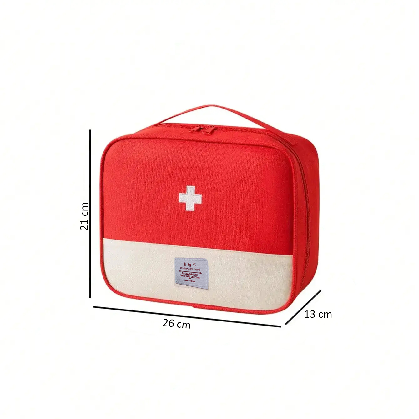 Gambar produk Le Around Tas Perlengkapan Obat P3K First Aid Bag Nilon 26x21x13cm - LG130
