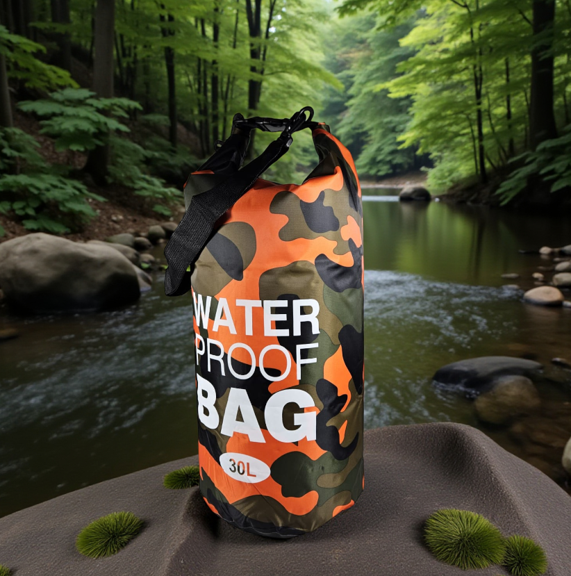 WATORU Tas Penyimpanan Anti Air Debu Outdoor Waterproof Dry Bag 30L - XAZ9 Gambar produk WATORU Tas Penyimpanan Anti Air Debu Outdoor Waterproof Dry Bag 30L - XAZ9