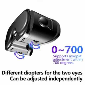 Gambar produk VRG VR Box 3D Virtual Reality Glasses Adjustable Panoramic AR Blu-ray - Q8