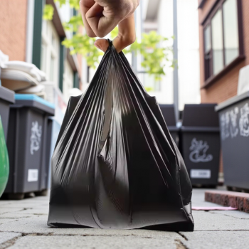 Gambar produk XIANJO Kantong Plastik Sampah Disposable Trash 2 Silk 32x52cm 50PCS - X130
