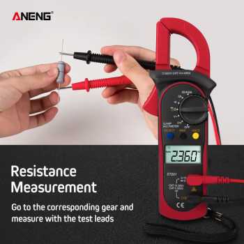 Gambar produk ANENG Digital Multimeter Tang Ampere Voltage NCV Tester Clamp 600V - ST201