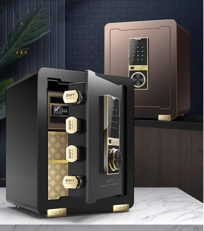 Gambar produk DAY1 Kotak Brankas Dokumen Safe Deposit Box Password Key 38x31x45cm - DA01