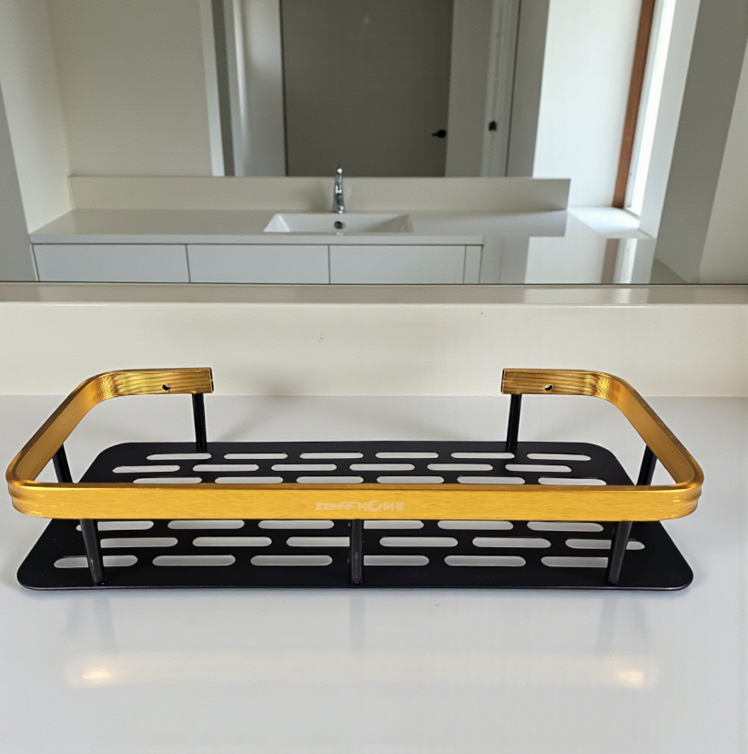 TaffHOME Rak Gantung Kamar Mandi Dapur Organizer Rack Aluminium - CR530 Gambar produk TaffHOME Rak Gantung Kamar Mandi Dapur Organizer Rack Aluminium - CR530