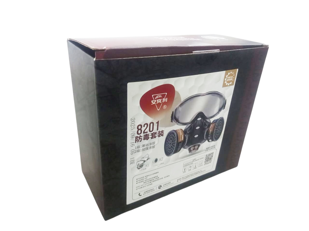 Gambar produk ASL Masker Gas Respirator Full Face with Activated Carbon Filter - 8201