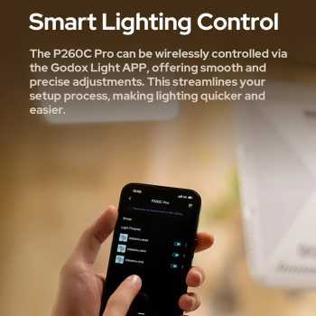 Gambar produk Godox Lampu Fill Light LED 2800-6500K Adjustable NFC 45W with APP - P260C Pro