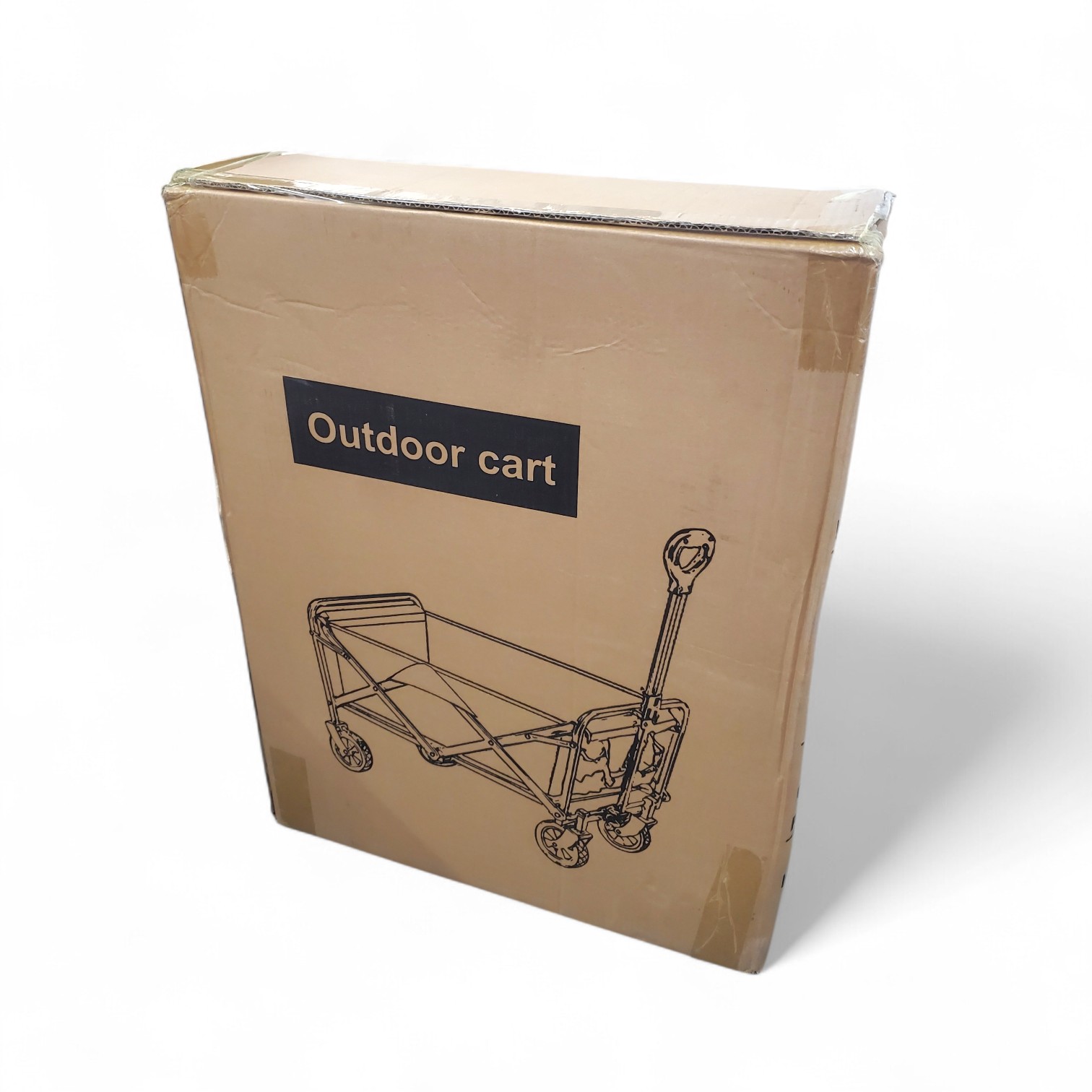 Gambar produk VLTX Troli Barang Lipat Camping Cart Portable 6.7 Inch with Table with Brake - VLT-8