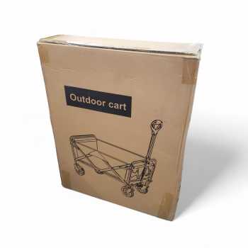 Gambar produk VLTX Troli Barang Lipat Camping Cart Portable 6.7 Inch with Table with Brake - VLT-8