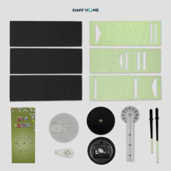 Gambar produk TaffHOME Jam Dinding Besar DIY Giant Clock Glow in The Dark 90-100cm - DIY-106