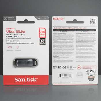 Gambar produk SanDisk Ultra Slider Flashdisk USB Type C 256GB - SDCZ480