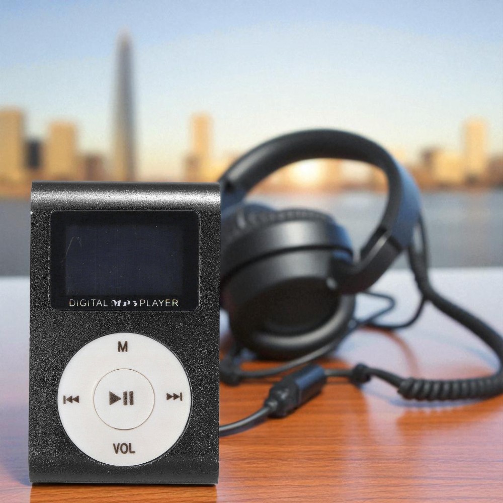 Gambar produk ZUCZUG Pod MP3 Player TF Card dengan Klip dan Layar LCD - ZC10