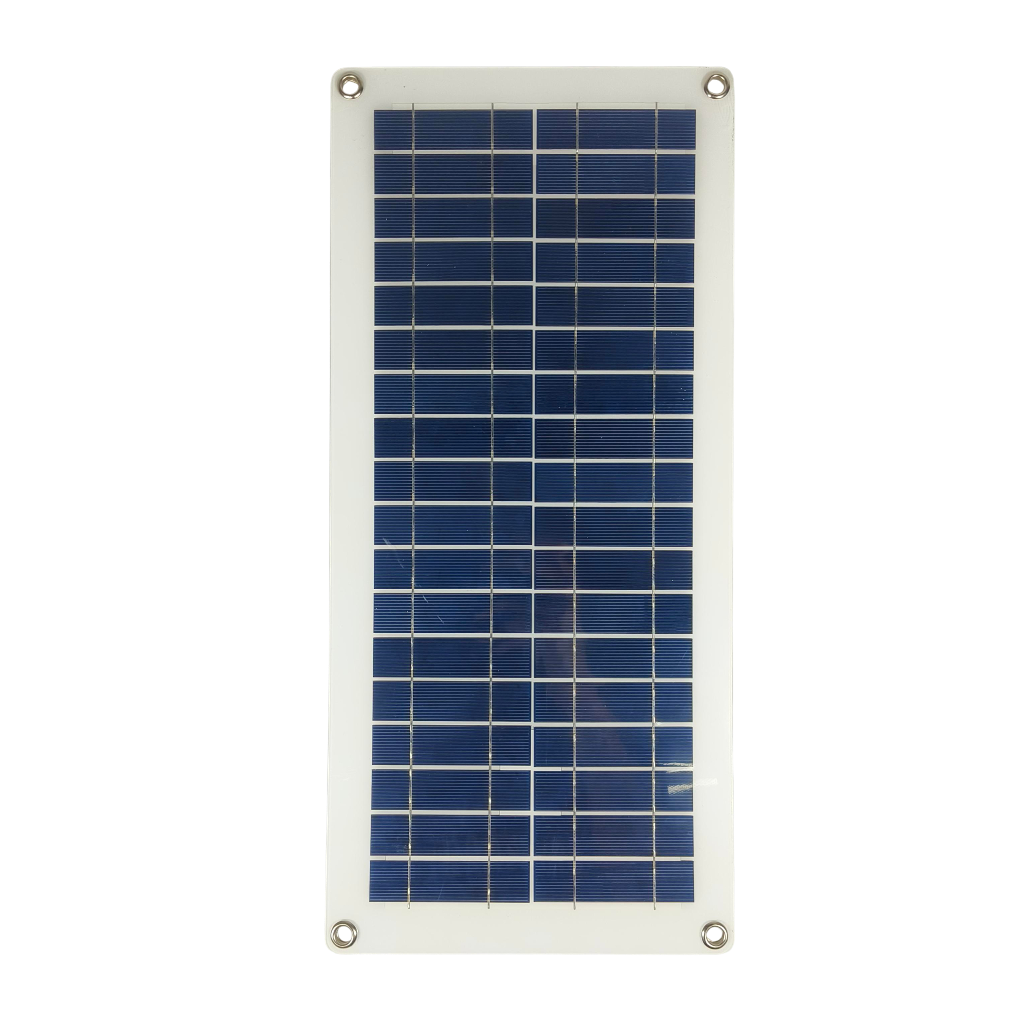 Gambar produk SOLA Solar Panel Polycrystalline Modul DIY 2 USB Port 18V 10W - SL18V