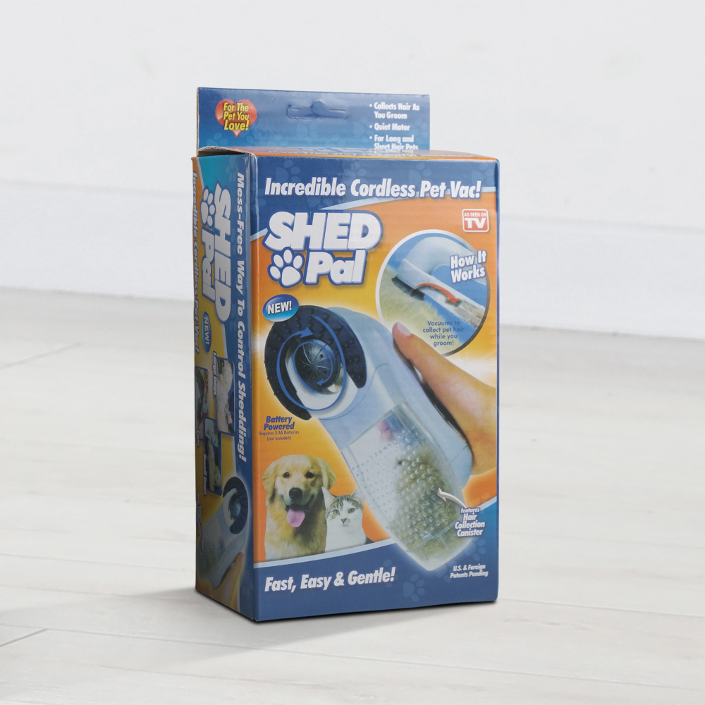 Shed Pal Pembersih Bulu Hewan Peliharaan Elektrik Pet Grooming Tool - HC Gambar produk Shed Pal Pembersih Bulu Hewan Peliharaan Elektrik Pet Grooming Tool - HC