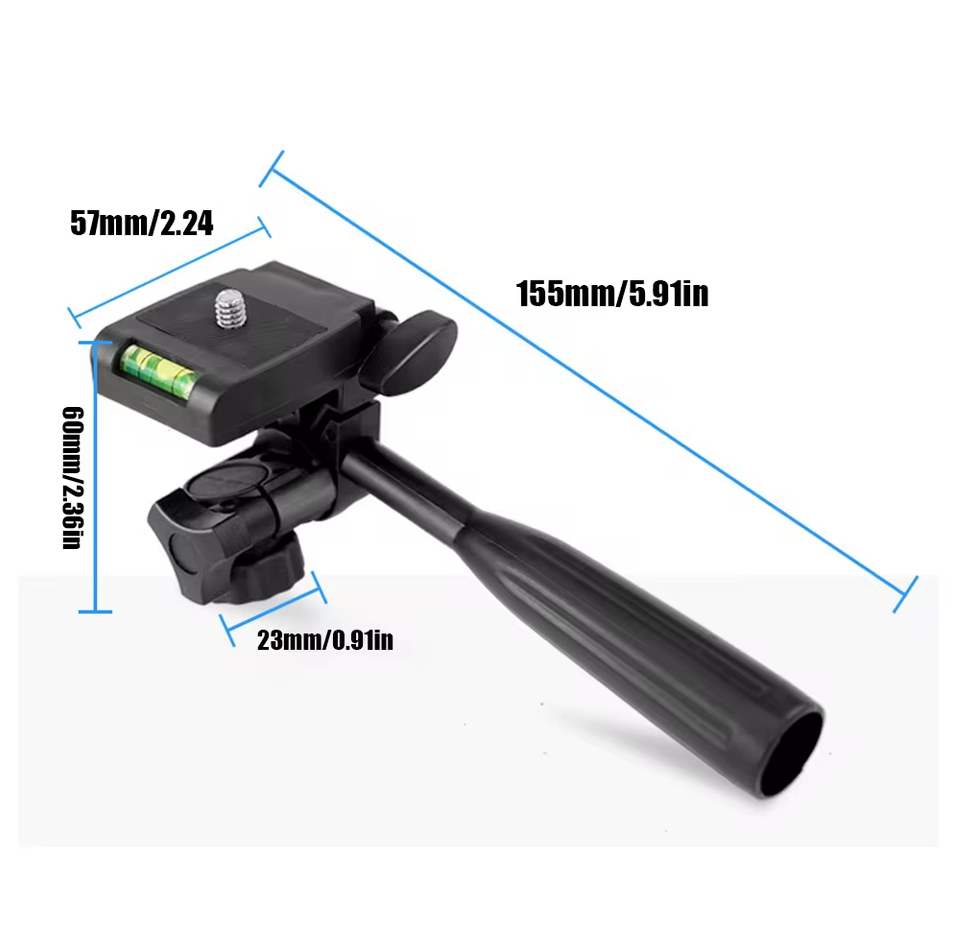 MovingMic Tripod Head Gimbal Phone Camera Micro SLR 360 Degree Rotate - MV05 Gambar produk MovingMic Tripod Head Gimbal Phone Camera Micro SLR 360 Degree Rotate - MV05