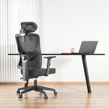 Gambar produk HBADA Kursi Kantor Office Chair 2D Headrest Lumbar Support Reclining - P5