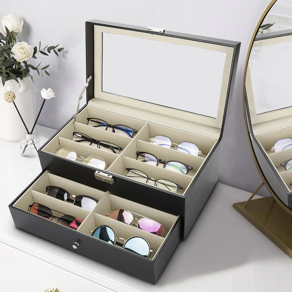 Gambar produk JOCESTYLE Kotak Display Kacamata Eyeglasses Sunglasses Box 12 Slot - SWK78