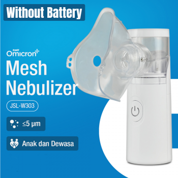 TaffOmicron Alat Terapi Pernapasan Mesh Nebulizer Portable Inhaler - JSL-W303