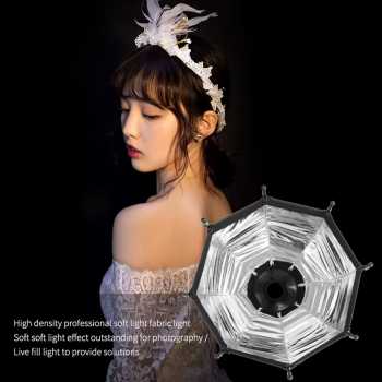 SIDANDE Payung Softbox Diffuser Octagon Mini Portable Bayonet Mount - A23F Gambar produk SIDANDE Payung Softbox Diffuser Octagon Mini Portable Bayonet Mount - A23F