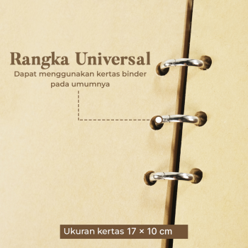 Gambar produk Toddi BESTOYARD Buku Jurnal Leather Diary A6 70GSM 140 Halaman Blank - B-606