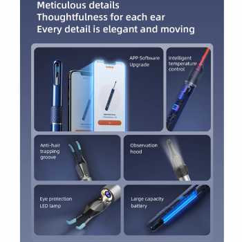 Bebird Kamera Endoskopi Pembersih Telinga Endoscope HD WiFi - Note5 Pro Gambar produk Bebird Kamera Endoskopi Pembersih Telinga Endoscope HD WiFi - Note5 Pro