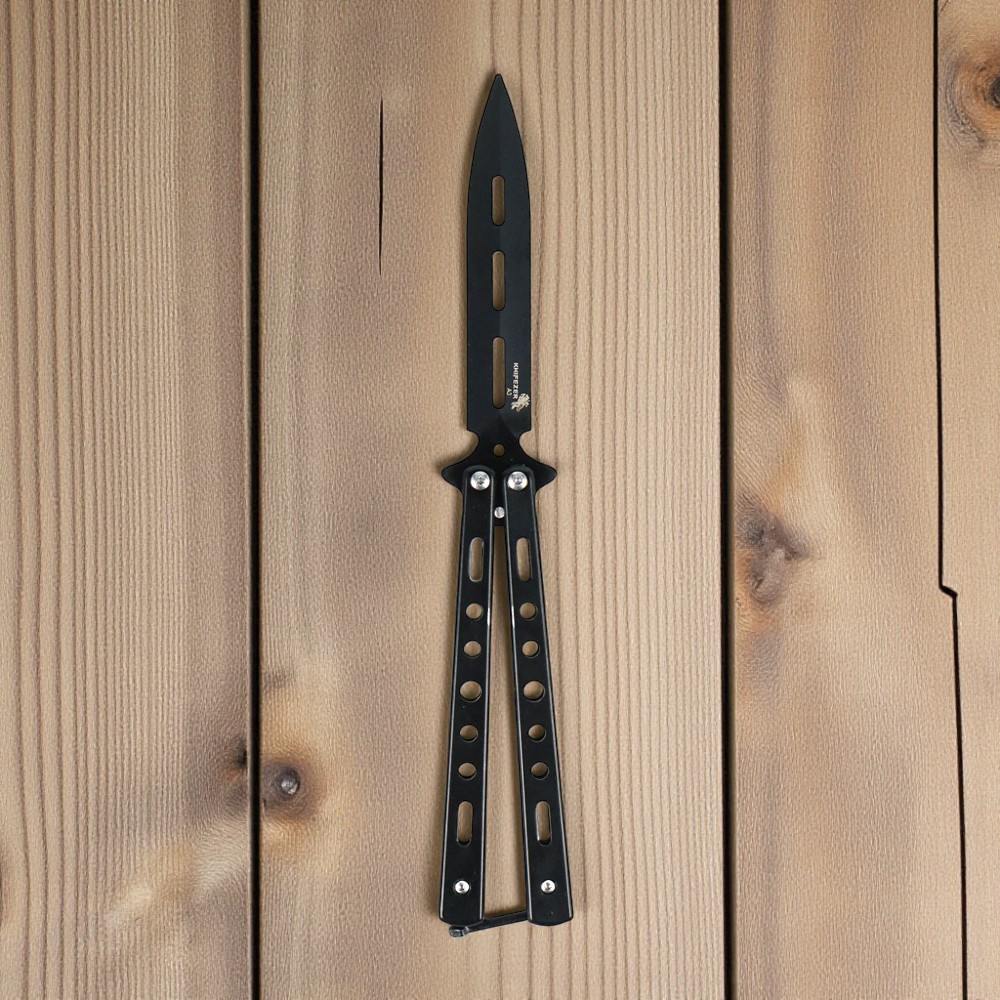 Gambar produk KNIFEZER Pisau Training Balisong Butterfly Knife - A3
