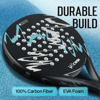 CWIN Raket Padel Round Carbon Fiber 3.6cm Thickness 365g - 4018 Gambar produk CWIN Raket Padel Round Carbon Fiber 3.6cm Thickness 365g - 4018
