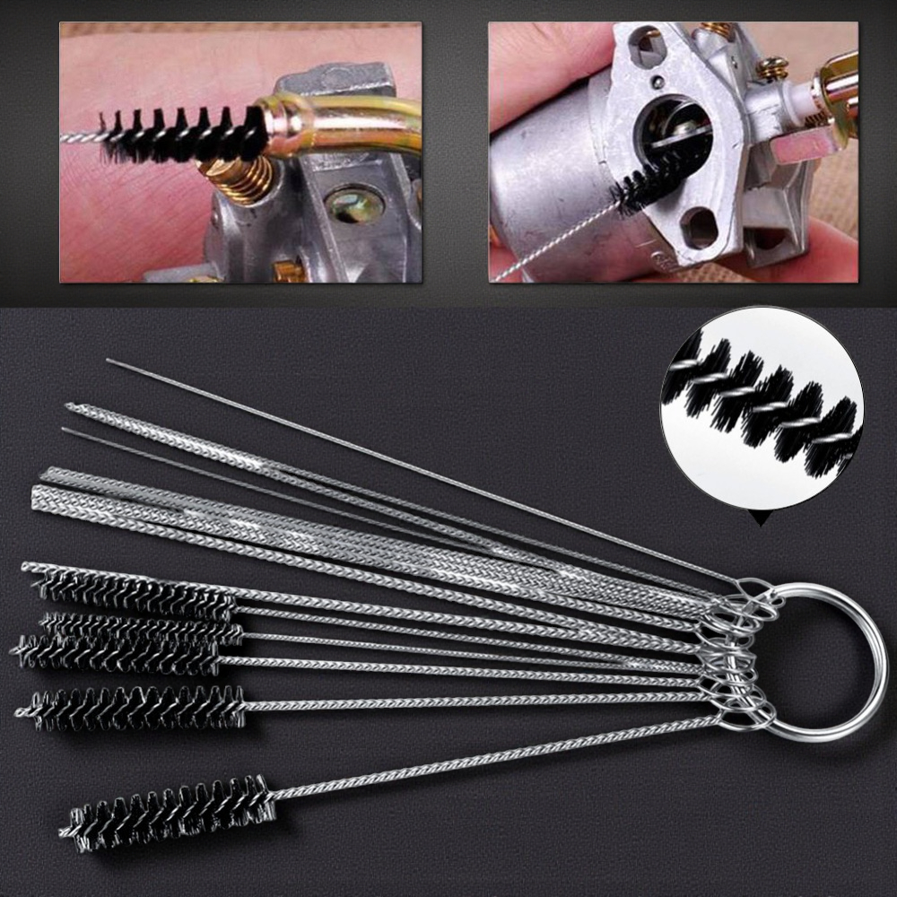 Gambar produk AGS Sikat Brush Pembersih Karburator Cleaning Needles Tools 15 PCS - CS8