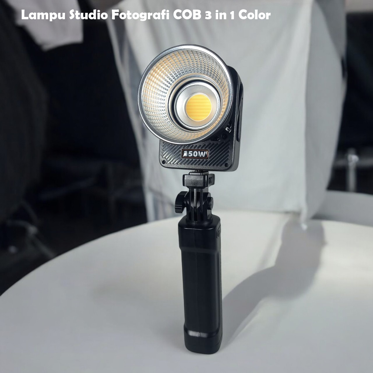 Gambar produk LIYADI Lampu Studio Fotografi COB 3in1 Color TFT 150W with Battery