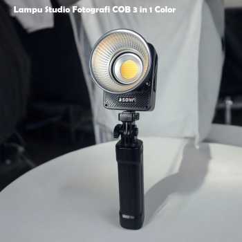 Gambar produk LIYADI Lampu Studio Fotografi COB 3in1 Color TFT 150W with Battery