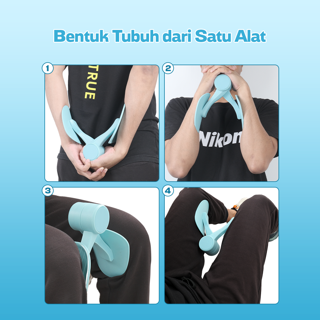 FT Hip Trainer Alat Fitness Senam Kegel Anti Slip Daya Baterai - HY-123 Gambar produk FT Hip Trainer Alat Fitness Senam Kegel Anti Slip Daya Baterai - HY-123