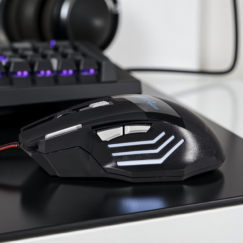 Gambar produk YXLM Gaming Mouse Wired 7 Tombol LED USB 2.0 RGB 2400 DPI - G6