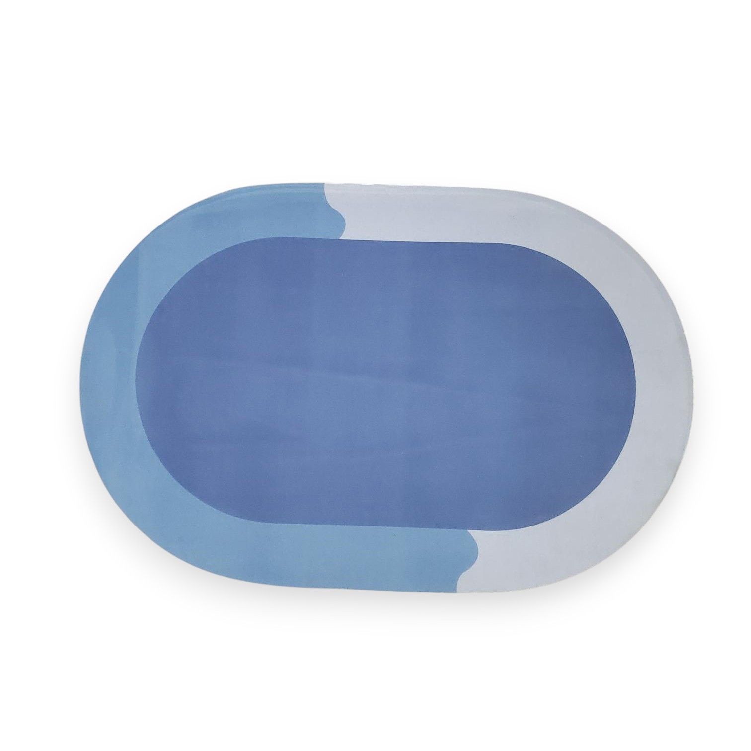 Gambar produk DIATOM Keset Kamar Mandi Anti Slip Absorbent Oval 59x40cm - D46