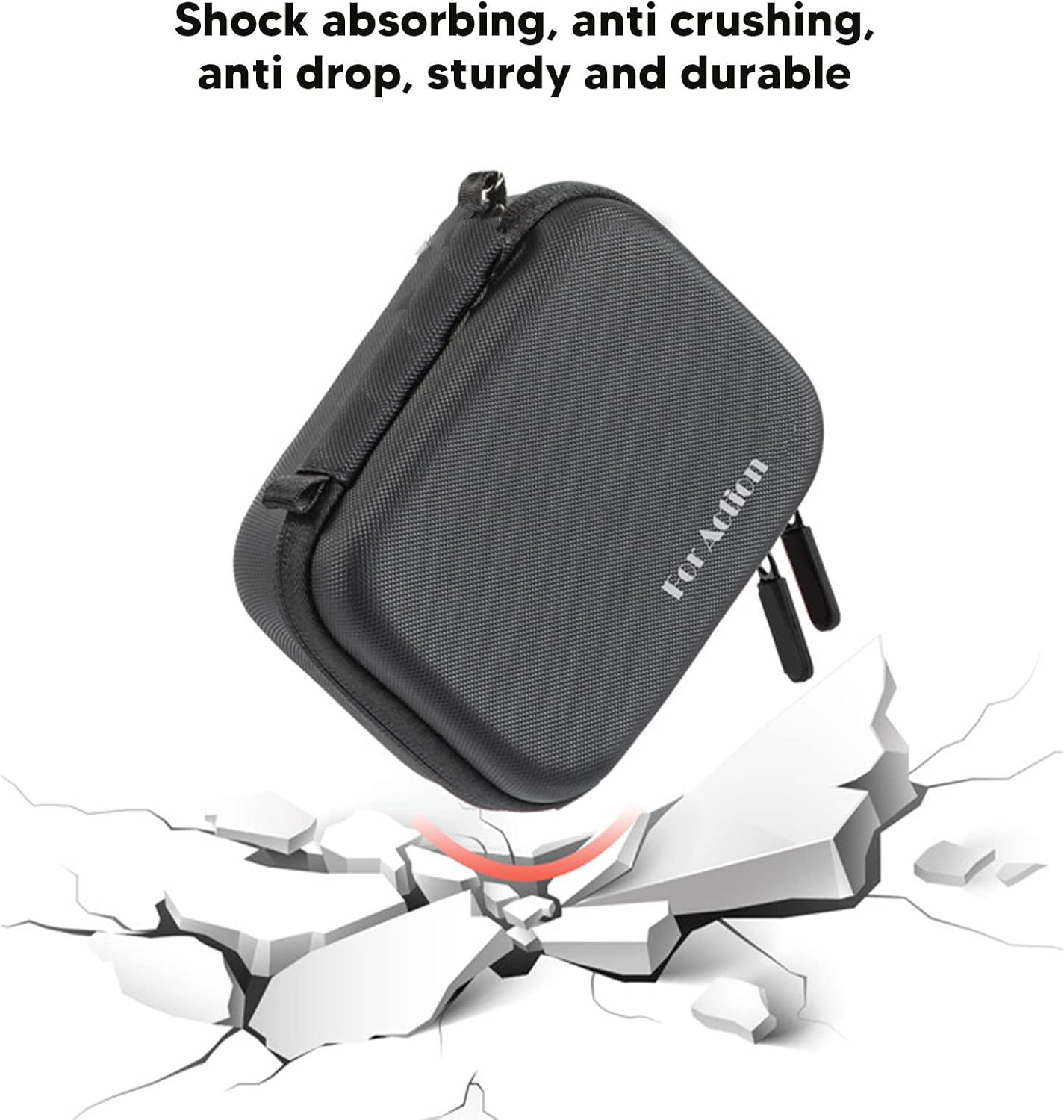 Tas Kamera Aksi DJI Osmo 3/4/5 Pro Hard Shell Action Storage Bag - ST-345 Gambar produk Tas Kamera Aksi DJI Osmo 3/4/5 Pro Hard Shell Action Storage Bag - ST-345