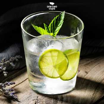 Gambar produk One Two Cups Gelas Whisky Cocktail Thin Bottom Style Rock Glass 320ml - UK32