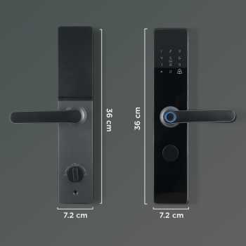 MAISUSTY Smart Door Lock Fingerprint Password Card RFID Alarm - G1F-N9 Gambar produk MAISUSTY Smart Door Lock Fingerprint Password Card RFID Alarm - G1F-N9