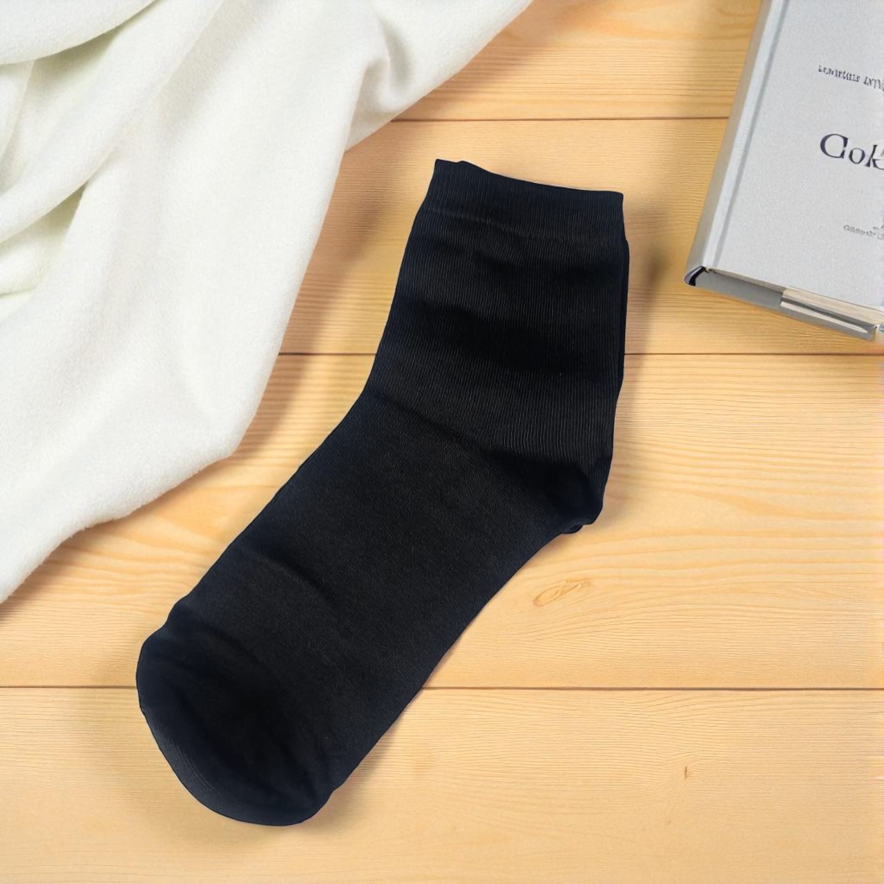 Gambar produk FASHION Kaos Kaki Pendek Cotton Breathable Sock Pria 39-43 5 Pasang - AS5P