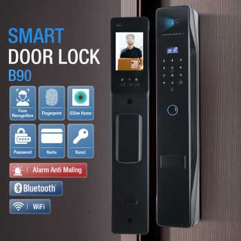 KAILILAI Smart Door Lock Fingerprint Face Recognition Password iCSee - B90