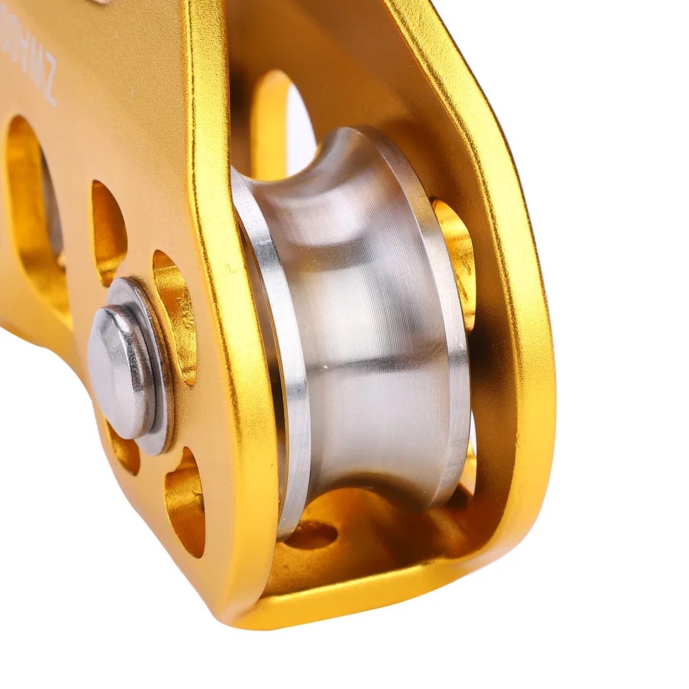 Gambar produk TaffSPORT Double Pulley Tandem Zipline Smooth Surface Aluminium 30kN - ZWA006