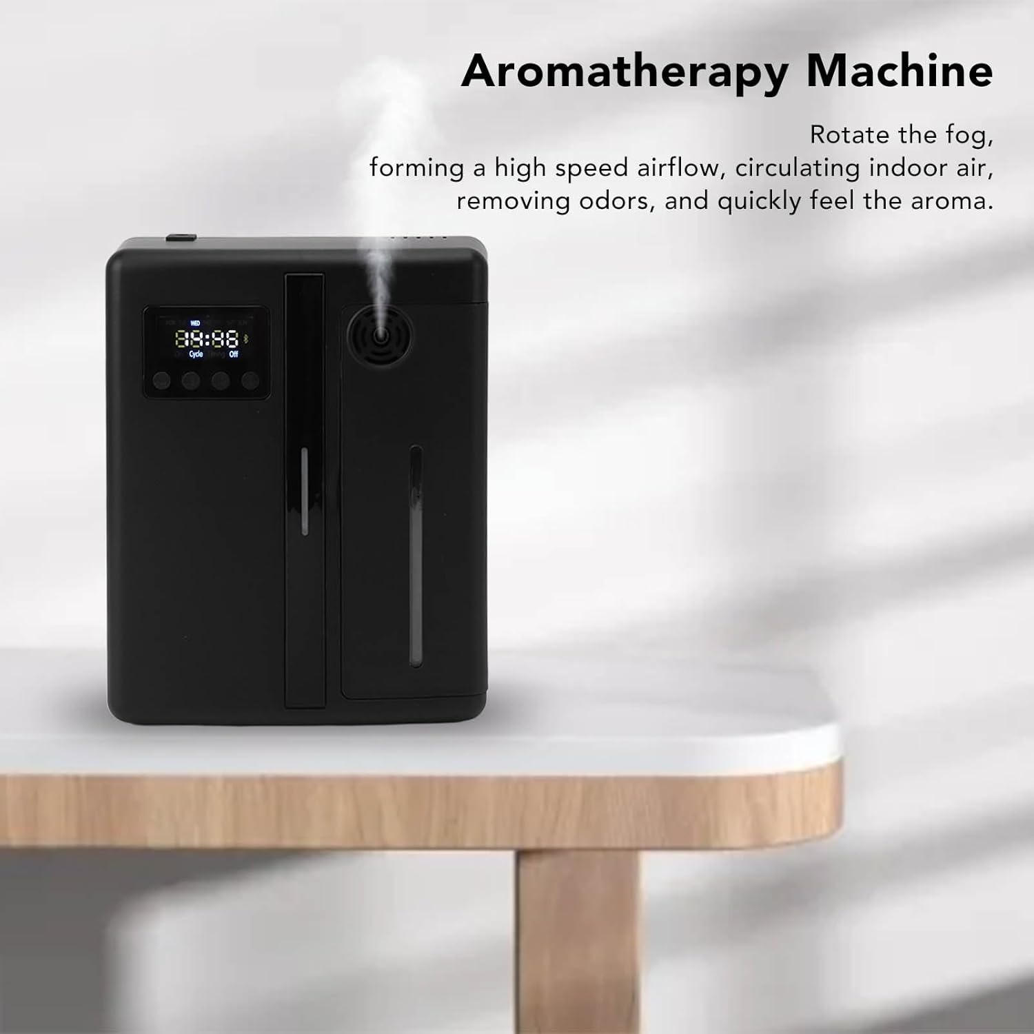 Gambar produk KUFOO Diffuser Essential Oil Aromatherapy Bluetooth LCD Display 200ml - KF-200