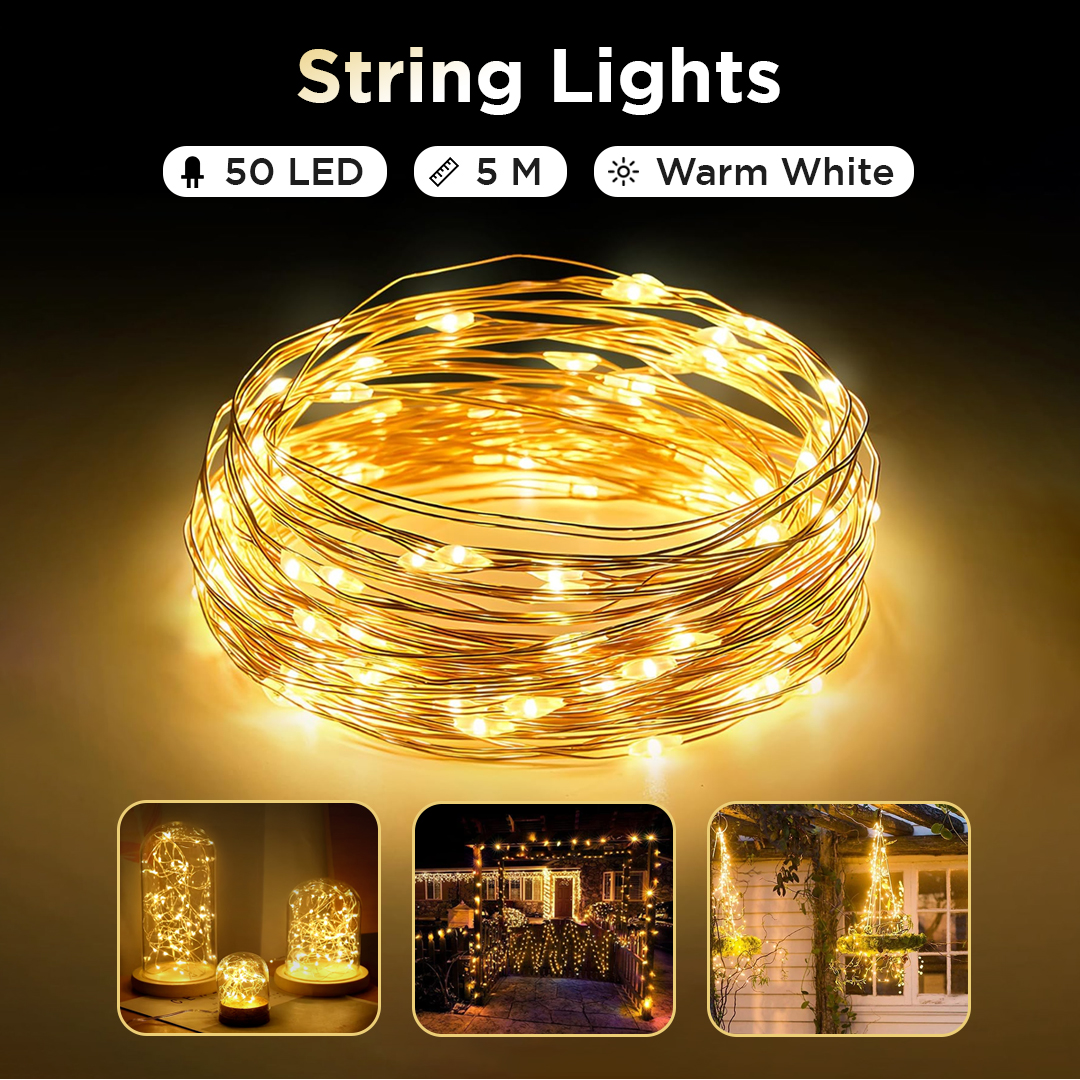 Gambar produk Lampu Hias String Lights Battery Box 50 LED 5M