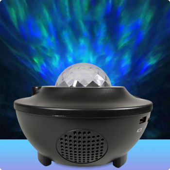 Gambar produk TaffLED Lampu Tidur Proyektor RGBW Active Speaker Bluetooth Remote - BR7706