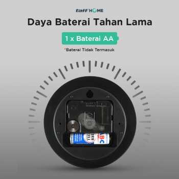 Gambar produk TaffHOME Jam Dinding Besar DIY Giant Clock Glow in The Dark 90-100cm - DIY-106