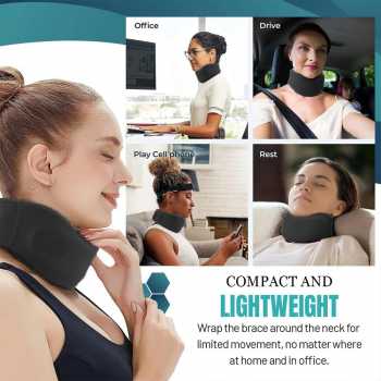 Gambar produk Zoechic Penyangga Leher Collar Neck Cervical Support Adjustable Size L - ZH-50
